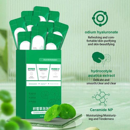 Mascarilla Facial En Espuma Y Centella Asiatica Centella Asi