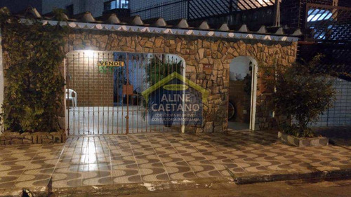 Casa Com 3 Dorms, 1 Nos Fundos Com Wc, Tupi, - Vact955