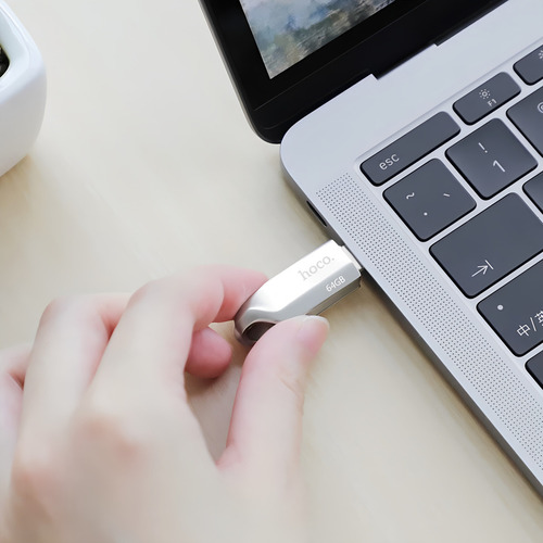Pendrive Dual Usb 3.0 Tipo C 64 Gb Gris