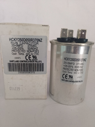 Capacitor De Marcha 25+5 Mfd 370v 