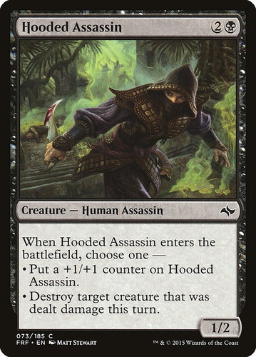 Carta Magic Hooded Assassin X4 Playset Fate Reforged