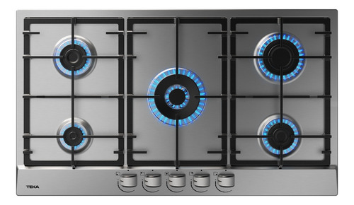 Encimera Gas Teka Gsc 95330 Sba Ix But 5 Quemadores Inox
