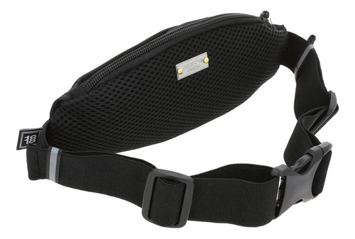 Cangurera Chenson 1870150-3 Unisex, Diseño Moderno Active Color Negro Diseño De La Tela Liso