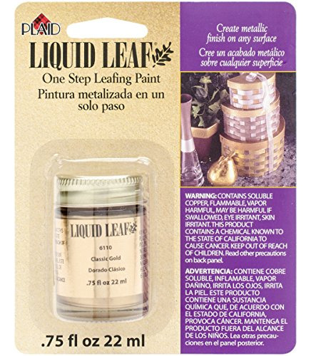 , Classic Gold 6110 :craft Liquid One Step Leafing Pain...