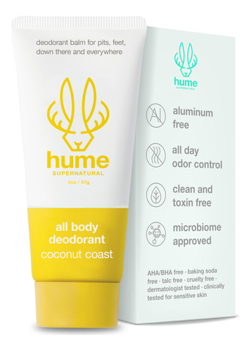 Hume Supernatural Desodorante Corporal Para Mujeres Y Hombre