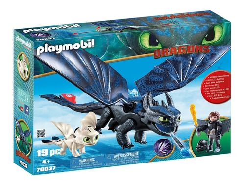 Playmobil Dragones - Hipo Y Desdentado Con Bebe - 70037