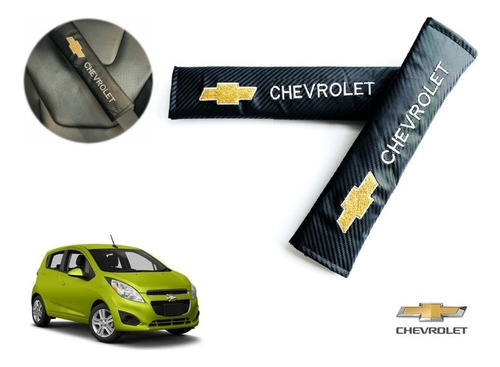 Par Almohadillas Cubre Cinturon Chevrolet Spark Hb 2015