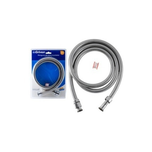 Imagen 2 de 2 de Manguera Acero Inoxidable Para Ducha Telf 1.5 Mts Griven