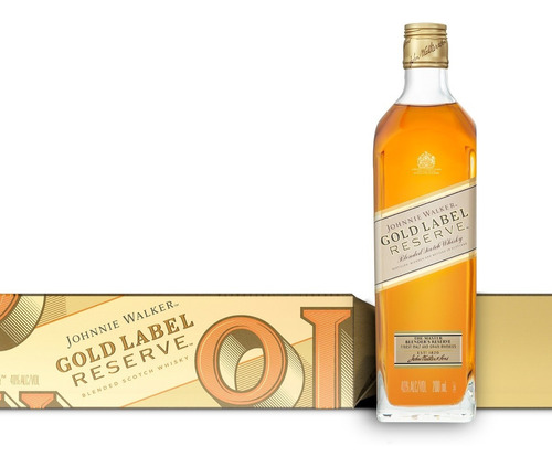 Whisky Johnnie Walker Gold Label 200 Ml Edición Especial