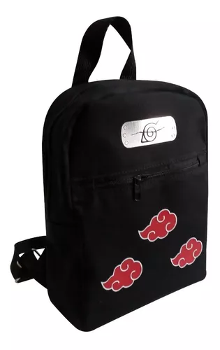 Mini Mochila Anime Akatsuki Nuvens Vermelhas Renegados Geek - Elija