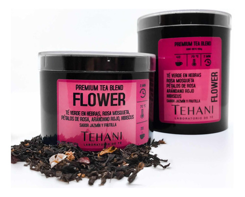 Té En Hebras Organ Premium Tea Blend Flower Green Tehani 50g