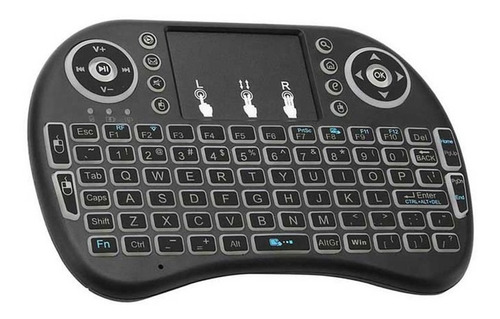 Teclado Control Inalambrico Iluminado Para Smart Tv O Tv Box