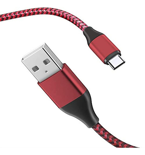 [2 Pcs] Cable Usb Tipo C, Cable De Carga De 6 Pies 10 Pies