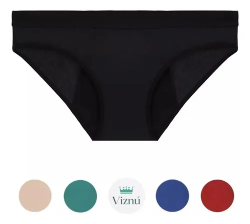 2 Pantys Menstrual 4capas Absorbente Periodo Bambú Antibacte