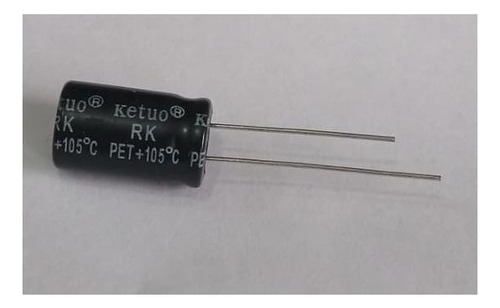 10 Peças Capacitor Eletrolítico 1000uf 25v 1000 X 25 105ºc