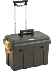 Comprar Caixa Para Ferramentas Plástica Com Rodas Crv 0200 Vonder Cor Preto/Amarelo no Mercado Livre