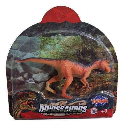 Brinquedo Miniatura Dinossauros Velociraptor Laranja 43845