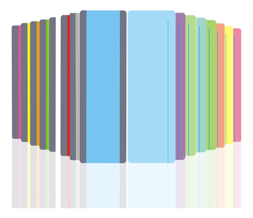 16 Tiras De Guía De Lectura Con 2 Estilos Superpuestos De Co
