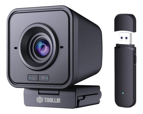 Camara Web Toallin Con Cancelacion De Ruido, Inalambrica
