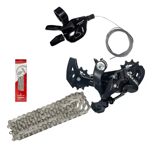 Kit Transmissão 12v Absolute+suspensão Aro 29 Trava+pedivela