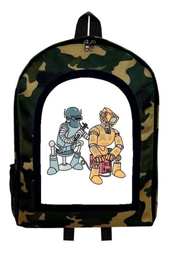 Mochila Camuflada Robot Modelo B143