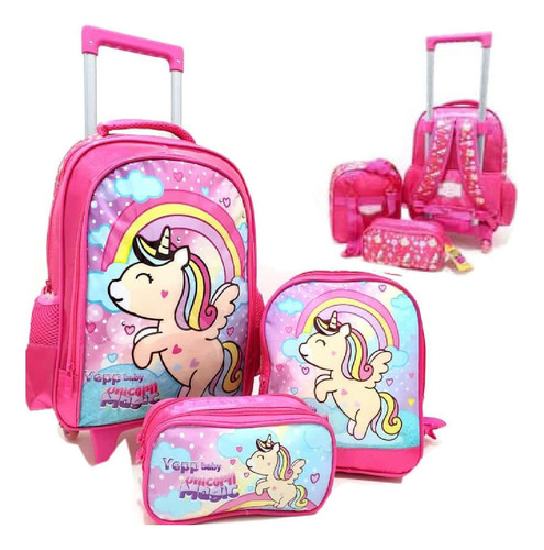 Kit Escolar Infantil Baby Unicorn Magic Kit5315