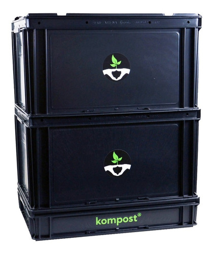 Imagen 1 de 10 de Compostera Urbana Balcón Lombrices Compost 120 L + Envío