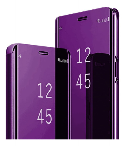 Funda Con Tapa S Antiarañazos Para Galaxy A54 Violeta