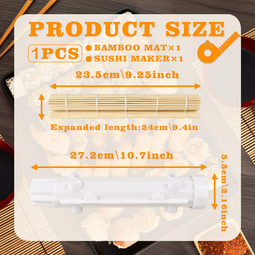 Kit De Sushi Bazooka De Plástico Para Hacer Sushi En Casa