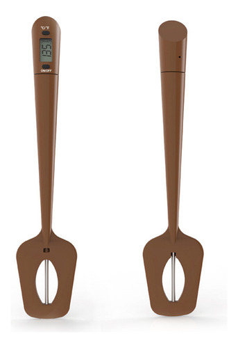 Espátula De Silicona Con Termómetro Digital Para Cocina