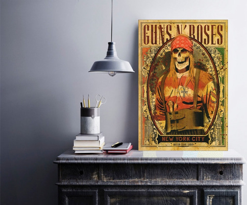 Cuadros Axl Rose Guns N Roses - Decoración Gnr 27x42cm