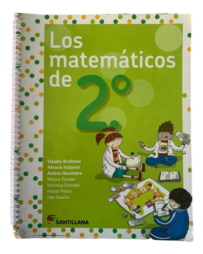 Libro Los Matematicos De 2 Santillana Broitman Itzcovich Nov