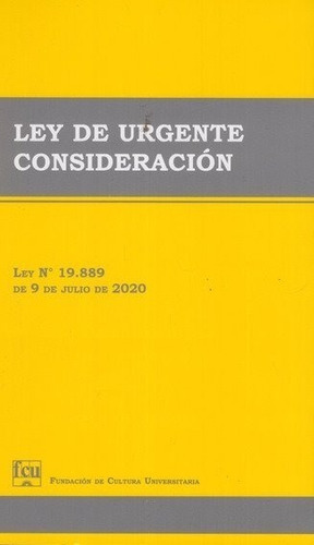 Ley De Urgente Consideracion -