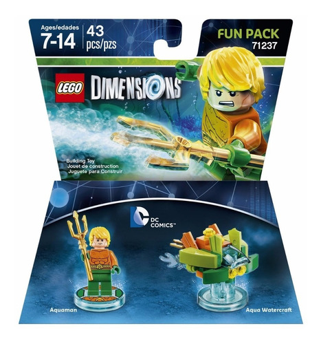 Lego Dimensions Aquaman Aqua Man Fun Pack Dc Comics 71237