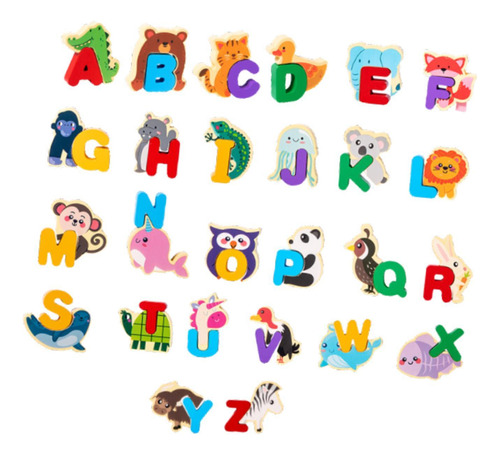 Puzzle De Madeira Do Alfabeto Abc Placa De Quebra