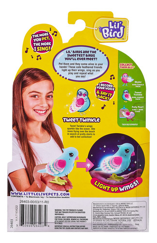 Pájaro De Juguete Little Live Pets De Juguete