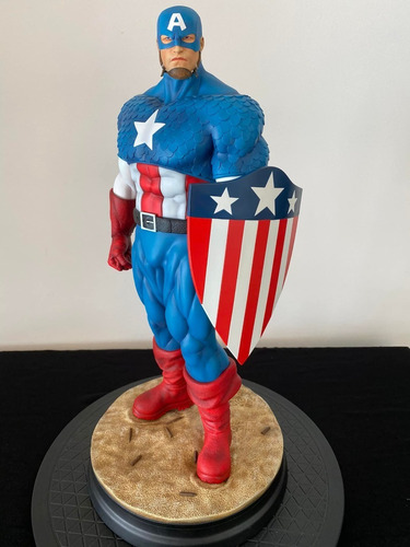 Beast Mode Captain America 1/4 Statue