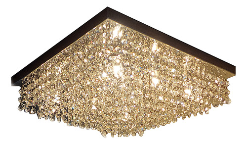 Lustre De Cristais Autênticos 40x40 Promoção Ld014