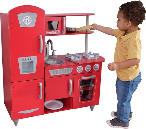 Cocina De Juguete Vintage De Madera Kidkraft Niños