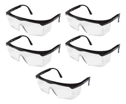 Lentes De Seguridad Bylack Protección Lateral, 5 Piezas