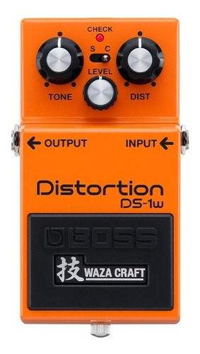 Pedal Boss Ds1w Waza Craft Distortion Color Naranja