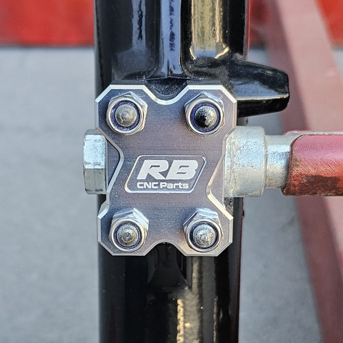Soporte Eje Rueda Delantera Rb Honda Xr 250 300 Tornado Aluminio