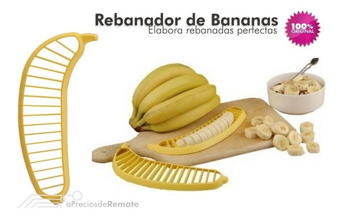 Imagen 9 de 10 de ¡ Rebanador Banana Rodajas Banano Cereales Ensalada Niño !!