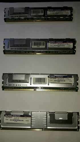 4 Modulos Memoria Dimm Full Buffered 2gb Pc2-5300f Para Ser