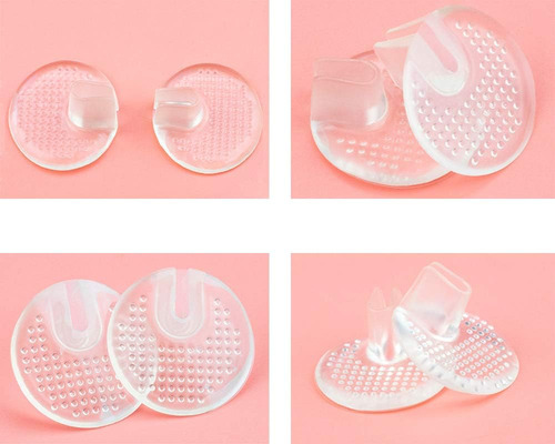 5 Pares Antideslizantes De Silicona Transparente Para Sandal
