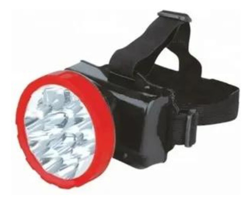 Linterna Minera Recargable Con 15 Potentes Leds Luz Blanca.