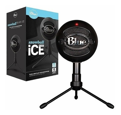 Microfono Logitech Snowball Ice Blk 988-000067 