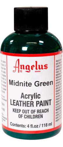 Pintura Acrílica Angelus 4 Oz ( 1 Pieza ) Color Midnite Green
