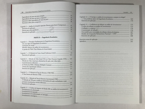 Matemática Financeira E Engenharia Econômica - Nivaldo Pilão (Usado)