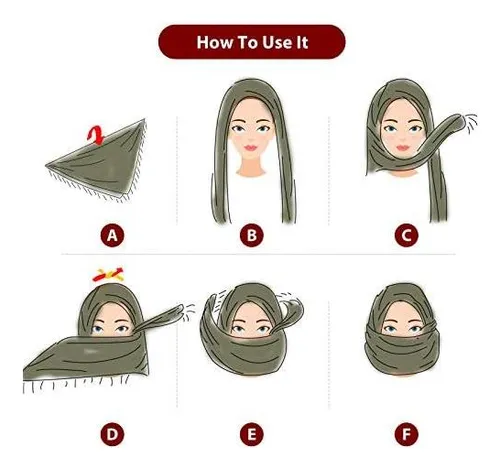 Turbera Unisex Satinior Shemagh Keffiyeh Cabeza Turbera De 3